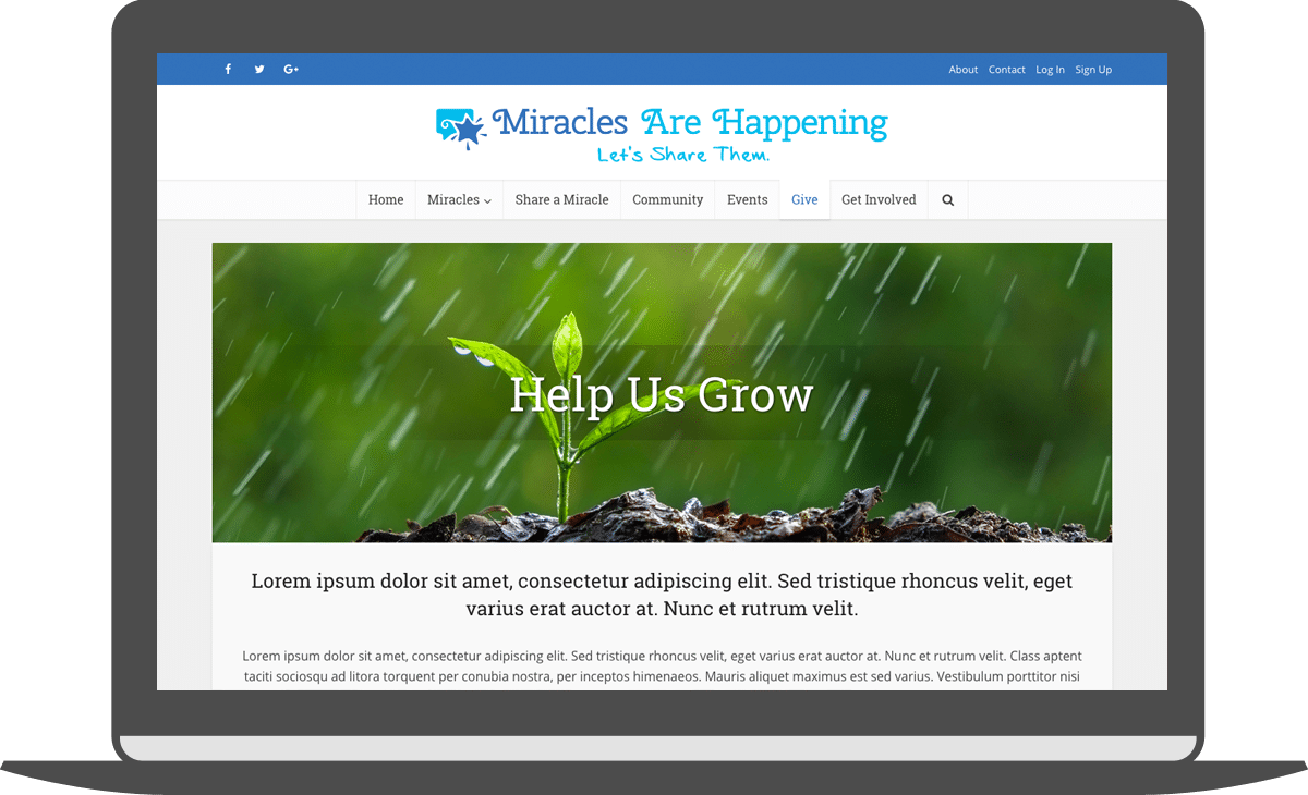 Miracles Are Happening Get Involved