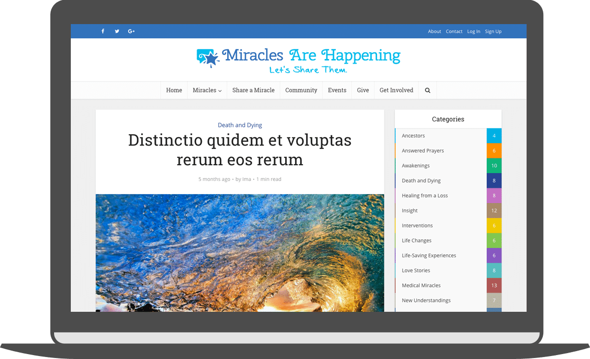 Miracles Are Happening Post