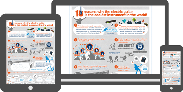 18 Reasons Why the Electric Guitar is the Coolest Instrument in the World Infographic