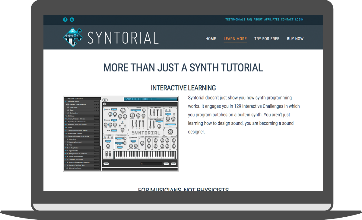 Syntorial Learn More Page