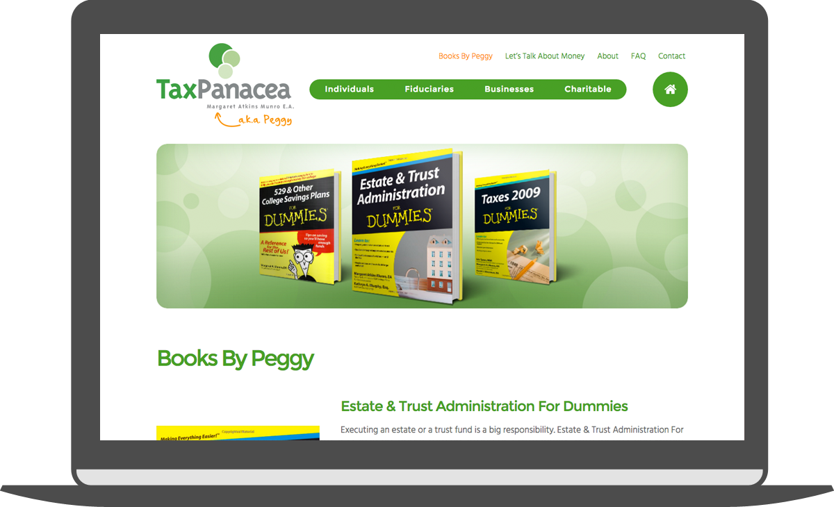 TaxPanacea Books By Peggy