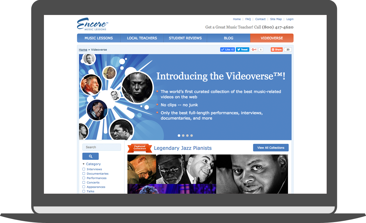 Videoverse Homepage