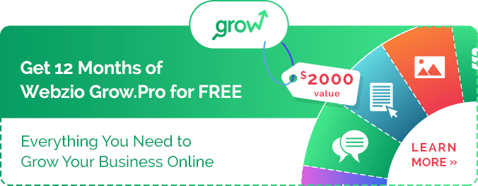 Webzio Grow Banner Ad - Everything you grow your business online